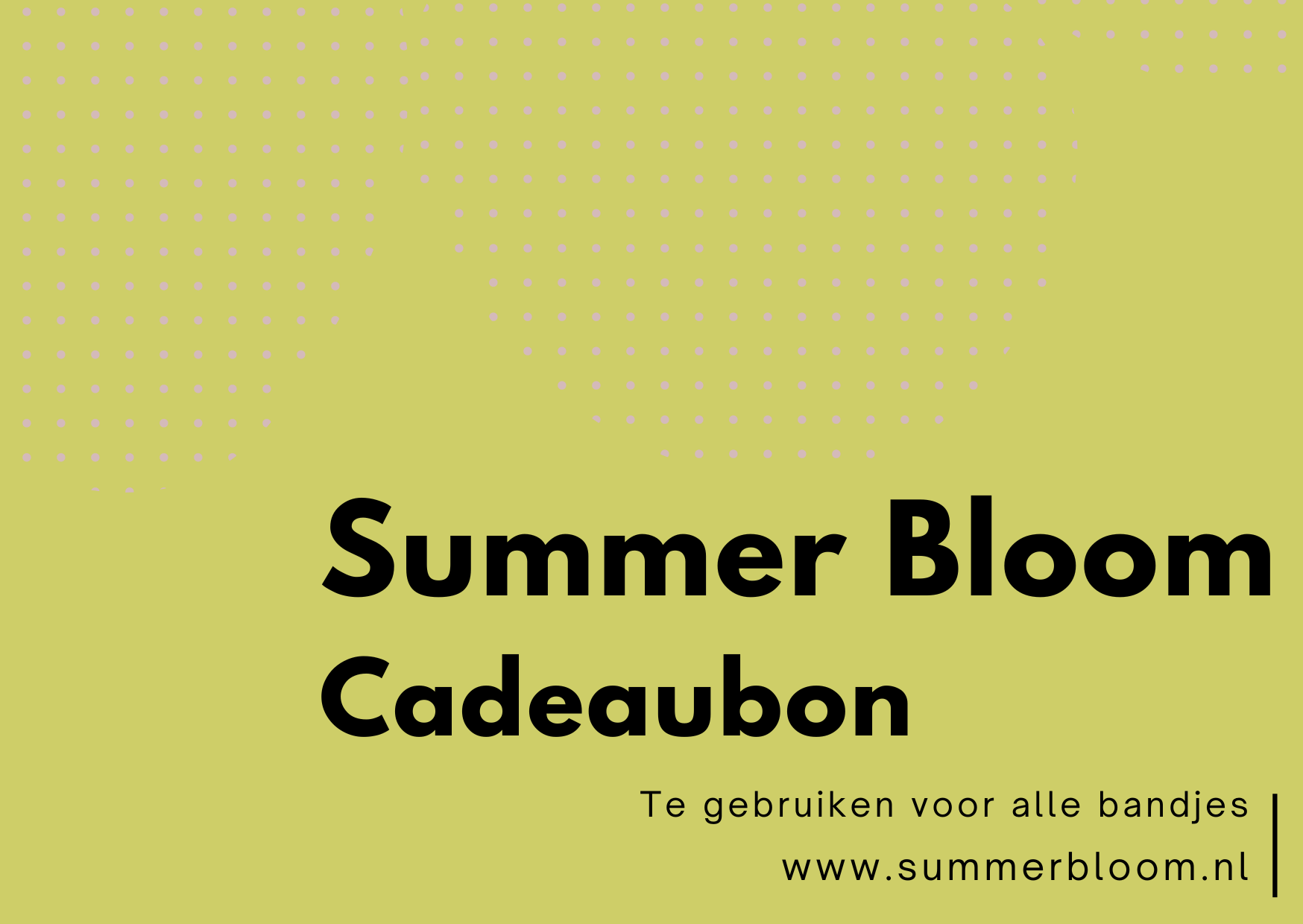 Summer Bloom cadeaubon